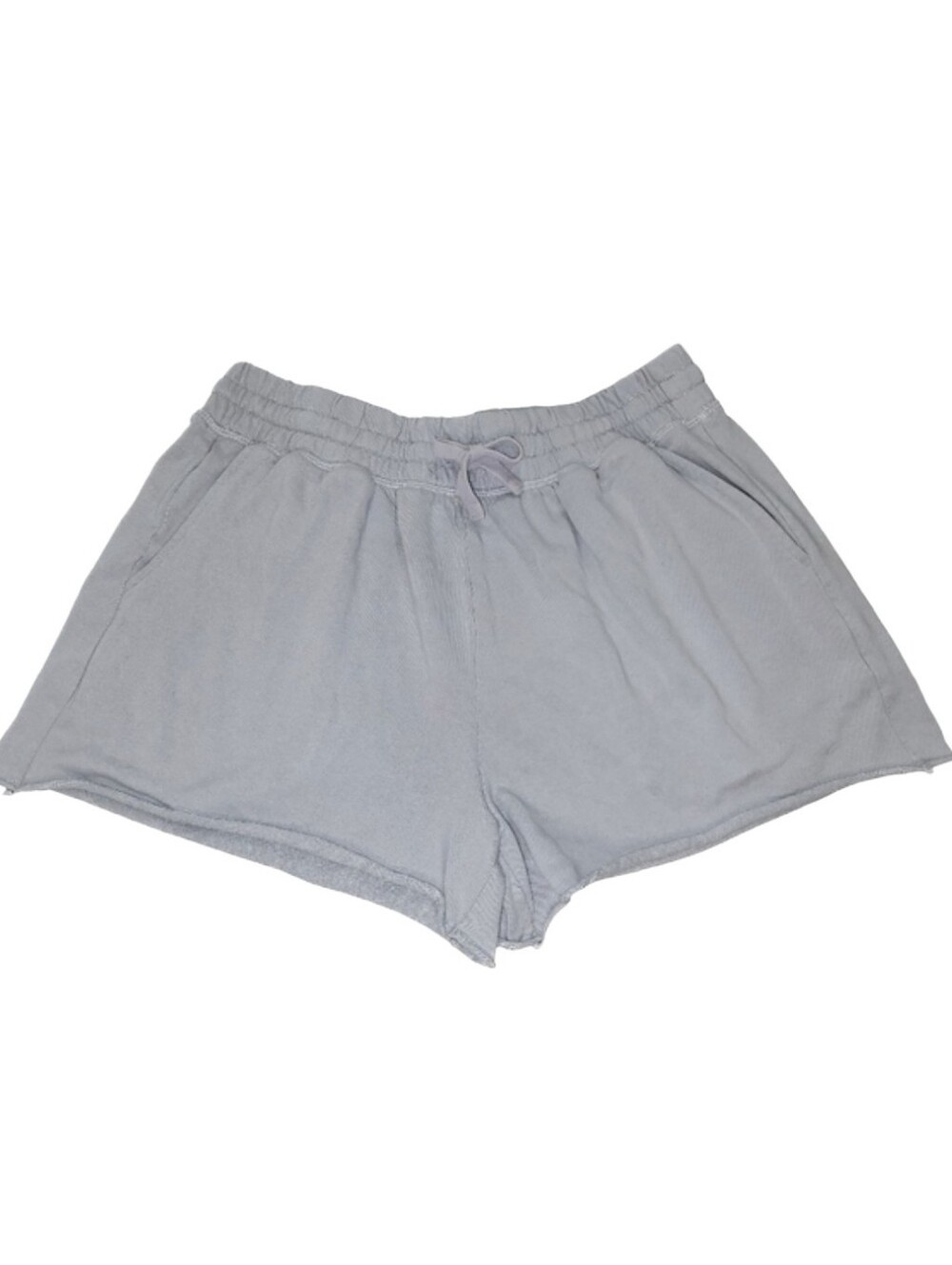 Splendid eco Gray Fleece Shorts Drawstring Waist Side Pockets Size Small